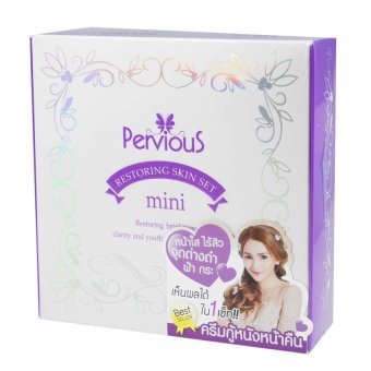 Pervious Restoring Skin Set mini เพอร์เวียส ชุดครีมกู้หนังหน้าคืน หน้าใส ไร้สิว ลดฝ้า กระ จุดด่างดำ (ชุดเล็ก) จำนวน 1 ชุด Pervious Restoring Skin Set mini เพอร์เวียส ชุดครีมกู้หนังหน้าคืน หน้าใส ไร้สิว ลดฝ้า กระ จุดด่างดำ (ชุดเล็ก) จำนวน 1 ชุด
