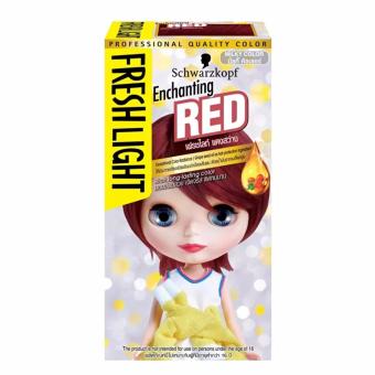 Schwarzkopf Enchanting Red เฟรชไลท์ แดงสว่าง Schwarzkopf Enchanting Red เฟรชไลท์ แดงสว่าง