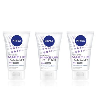 นีเวีย มัดโฟม NIVEA Acne Care Make Up Clear Mud Foam 100g (แพ็ค3) นีเวีย มัดโฟม NIVEA Acne Care Make Up Clear Mud Foam 100g (แพ็ค3)