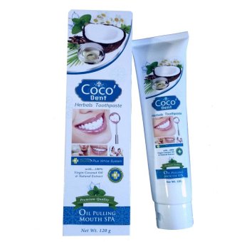 Coco'Dent ยาสีฟัน โคโค่เด็นท์ 120 กรัม Coco'Dent ยาสีฟัน โคโค่เด็นท์ 120 กรัม