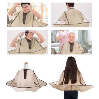 ผ้าคลุมตัดผม ขนาดใหญ่ สำหรับใช้งานในบ้าน (สีกากี) ผ้าคลุมตัดผม ขนาดใหญ่ สำหรับใช้งานในบ้าน (สีกากี)