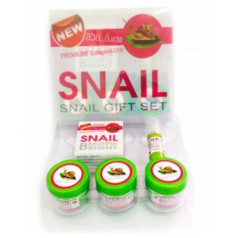 Snail White Gift Set Premium Collagen & Q 10 เซตบำรุงผิวหน้า หอยทาก Snail White Gift Set Premium Collagen & Q 10 เซตบำรุงผิวหน้า หอยทาก