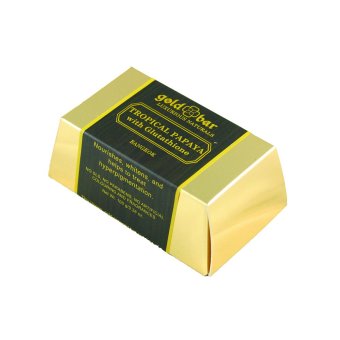GOLD BAR สบู่ก้อน กลูต้ามะละกอ ผิวขาว (100 กรัม) GOLD BAR สบู่ก้อน กลูต้ามะละกอ ผิวขาว (100 กรัม)