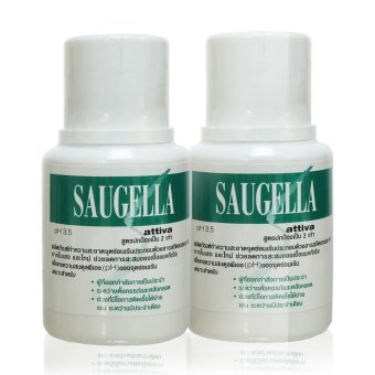 Saugella attiva pH 3.5 ซอลเจลล่า แอ็ทติว่า สูตรปกป้องเป็น 2 เท่า (เหมาะสำหรับผู้ที่ออกกำลังกายประจำ) (สีเขียว) 100ml (2 ขวด) Saugella attiva pH 3.5 ซอลเจลล่า แอ็ทติว่า สูตรปกป้องเป็น 2 เท่า (เหมาะสำหรับผู้ที่ออกกำลังกายประจำ) (สีเขียว) 100ml (2 ขวด)