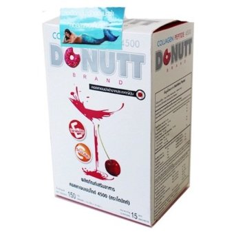 Donut Collagen Peptide 4500mg.โดนัทคอลลาเจน 15ซอง Donut Collagen Peptide 4500mg.โดนัทคอลลาเจน 15ซอง