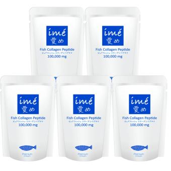 ไอเม่ คอลลาเจนจากปลาทะเล Ime Fish Collagen Peptide 100,000 mg (100 g) 5 Sachet ไอเม่ คอลลาเจนจากปลาทะเล Ime Fish Collagen Peptide 100,000 mg (100 g) 5 Sachet