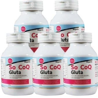 Megenta So CoQ Gluta โซ โคคิว กลูต้าหิมะ ผิวขาว ออร่า สูตรใหม่ 30 เม็ด (5 กระปุก) Megenta So CoQ Gluta โซ โคคิว กลูต้าหิมะ ผิวขาว ออร่า สูตรใหม่ 30 เม็ด (5 กระปุก)