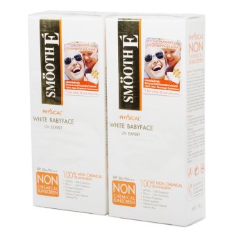 SMOOTH E - Physical Sunscreen SPF50 สมูทอี ฟิสิคอล ซันสกรีน เอสพีเอฟ 50 15ก แพ็คคู่ราคาพิเศษ (สีเบจ) SMOOTH E - Physical Sunscreen SPF50 สมูทอี ฟิสิคอล ซันสกรีน เอสพีเอฟ 50 15ก แพ็คคู่ราคาพิเศษ (สีเบจ)