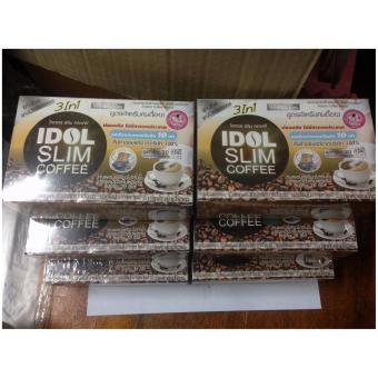 Idol Slim Coffee ไอดอล สลิม คอฟฟี่ บรรจุ 10 ซอง (6 กล่อง) Idol Slim Coffee ไอดอล สลิม คอฟฟี่ บรรจุ 10 ซอง (6 กล่อง)