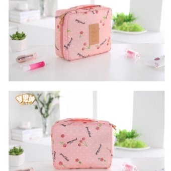 Asia กระเป๋าจัดระเบียบใส่เครื่องสำอางค์ ลาย Cherry Pink Asia กระเป๋าจัดระเบียบใส่เครื่องสำอางค์ ลาย Cherry Pink