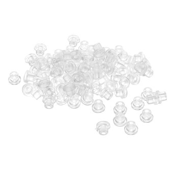 100ชิ้นเครื่องสักหัวนมยาง Clearn Grommets เสบียงหมด 100ชิ้นเครื่องสักหัวนมยาง Clearn Grommets เสบียงหมด