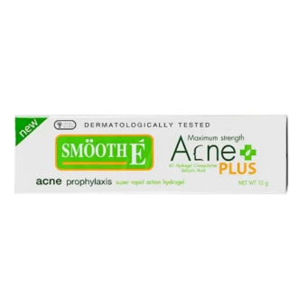 Smooth E Acne Hydrogel Plus 10gสมูท อี แอคเน่ ไฮโดรเจนพลัส Smooth E Acne Hydrogel Plus 10gสมูท อี แอคเน่ ไฮโดรเจนพลัส