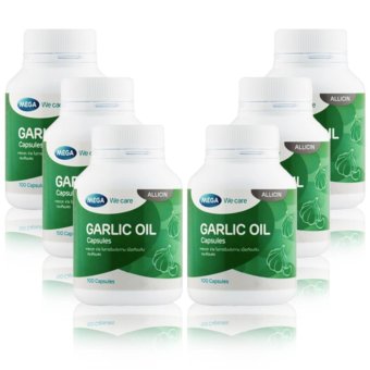 Mega We Care Garlic Oil 100เม็ด x ( 6กระปุก) น้ำมันกระเทียม Mega We Care Garlic Oil 100เม็ด x ( 6กระปุก) น้ำมันกระเทียม