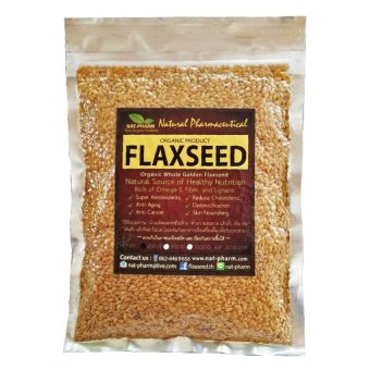 เมล็ดแฟลกซ์ สีทอง Organic Whole Golden Flaxseed ขนาด 200 กรัม เมล็ดแฟลกซ์ สีทอง Organic Whole Golden Flaxseed ขนาด 200 กรัม