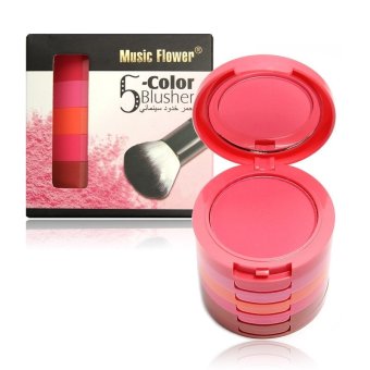 Music Flower 5-color Blusher บลัชออนคอนโด 7 ชั้น 5 สี พร้อมแปรงปัดและกระจก Music Flower 5-color Blusher บลัชออนคอนโด 7 ชั้น 5 สี พร้อมแปรงปัดและกระจก