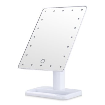 L207 LED กระจกแบบพกพาหน้าจอสัมผัสแต่งหน้า 20 เครื่องแยก (ขาว) L207 LED กระจกแบบพกพาหน้าจอสัมผัสแต่งหน้า 20 เครื่องแยก (ขาว)