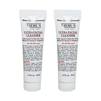 Kiehl's Ultra Facial Cleanser ช่วยขจัดคราบเมคอัพและสิ่งสกปรก 30ml (2 หลอด) Kiehl's Ultra Facial Cleanser ช่วยขจัดคราบเมคอัพและสิ่งสกปรก 30ml (2 หลอด)