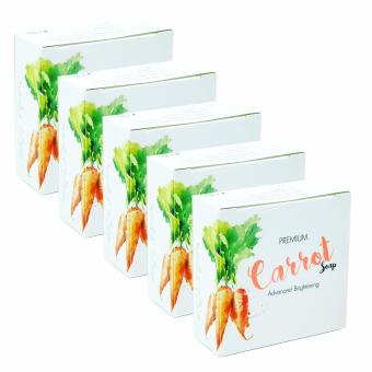 Gossip girl Carrot Soap 80g. (5 ก้อน) Gossip girl Carrot Soap 80g. (5 ก้อน)