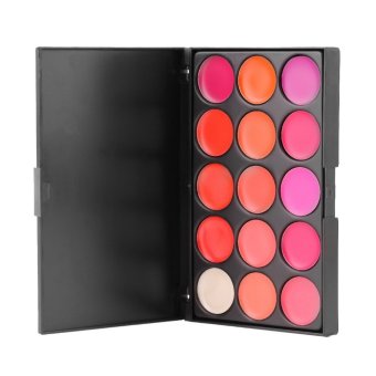 เครื่องสำอางสำหรับแต่งริมฝีปาก พาเลทลิปสติก ลิปกลอส 15 สี เครื่องสำอางสำหรับแต่งริมฝีปาก พาเลทลิปสติก ลิปกลอส 15 สี