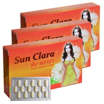Sun Clara ซัน คลาร่า กล่องส้ม 30 แคปซูล (3 กล่อง) Sun Clara ซัน คลาร่า กล่องส้ม 30 แคปซูล (3 กล่อง)