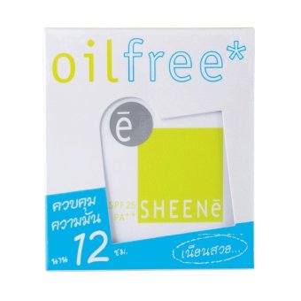 SHEENE แป้งตลับ OIL FREE CAKE SPF 25 PA++ No.C2 ผิวสองสี SHEENE แป้งตลับ OIL FREE CAKE SPF 25 PA++ No.C2 ผิวสองสี
