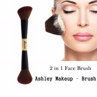 Ashley Makeup – Brush Accessories2 in 1 Face Brush แปรงแต่งหน้า 2 in 1 แปรงปัดแป้งขนาดใหญ่ + แปรงปัดแก้ม ปลายโค้งมนไล่ระดับทรงเฉียงทำมุม 45 องศา Ashley Makeup – Brush Accessories2 in 1 Face Brush แปรงแต่งหน้า 2 in 1 แปรงปัดแป้งขนาดใหญ่ + แปรงปัดแก้ม ปลายโค้งมนไล่ระดับทรงเฉียงทำมุม 45 องศา