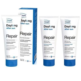 Cetaphil Daylong After Sun Repair ฟื้นฟูผิวคล้ำเสียจากแสงแดด 100ml x 3 ขวด Cetaphil Daylong After Sun Repair ฟื้นฟูผิวคล้ำเสียจากแสงแดด 100ml x 3 ขวด