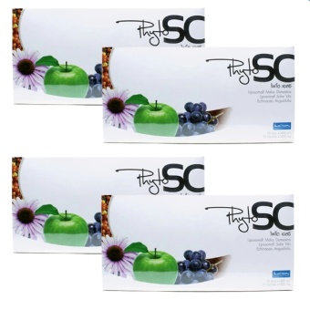 Phyto SC Stemcell Phytosc ไฟโต เอสซี สเต็มเซลล์จากพืช 1,400 mg. 10 ซอง (4 กล่อง) Phyto SC Stemcell Phytosc ไฟโต เอสซี สเต็มเซลล์จากพืช 1,400 mg. 10 ซอง (4 กล่อง)