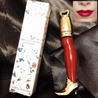ลิปกลอสเนื้อแมทลิขวิดดีไซน์หรูสีน้ำตาลแดงเข้มหรูหราไฮโซ Les Merveilleuses Laduree Lip Gloss08 ลิปกลอสเนื้อแมทลิขวิดดีไซน์หรูสีน้ำตาลแดงเข้มหรูหราไฮโซ Les Merveilleuses Laduree Lip Gloss08