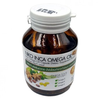 B@K9 NIKO INCA Omega Oil น้ำมันถั่วอินคา เสริมสุขภาพ ป้องกันเบาหวาน 60 แคปซูล B@K9 NIKO INCA Omega Oil น้ำมันถั่วอินคา เสริมสุขภาพ ป้องกันเบาหวาน 60 แคปซูล