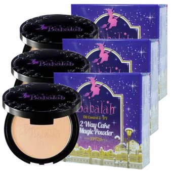 Babalah Magic Powder Oil Control SPF20+++ แป้งบาบาร่ารุ่นใหม่ เน้นปกปิด คุมมันนานสุด เบอร์ 02 สำหรับผิวสองสี (3 กล่อง) Babalah Magic Powder Oil Control SPF20+++ แป้งบาบาร่ารุ่นใหม่ เน้นปกปิด คุมมันนานสุด เบอร์ 02 สำหรับผิวสองสี (3 กล่อง)