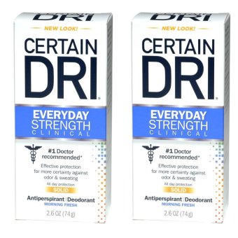 Certain Dri A.M. Solid โรลออนระงับเหงื่อและกลิ่นกายสูตรอ่อนโยนสำหรับทาตอนเช้า ชนิดแท่ง (แพ็คคู่) Certain Dri A.M. Solid โรลออนระงับเหงื่อและกลิ่นกายสูตรอ่อนโยนสำหรับทาตอนเช้า ชนิดแท่ง (แพ็คคู่)