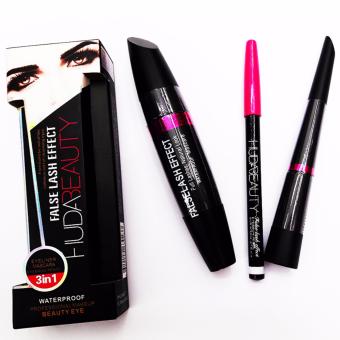 Huda Beauty False Lash Effect 3 in 1 Eyeliner+Mascara+Eyebrow Pencil 1 Set สุดคุ้ม Huda Beauty False Lash Effect 3 in 1 Eyeliner+Mascara+Eyebrow Pencil 1 Set สุดคุ้ม