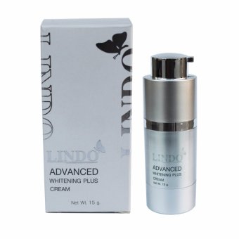 LINDO ครีมแก้ฝ้า กระ ลบเลือนจุดด่างดำ หน้าขาวใส ADVANCED WHITENING PLUS CREAM ขนาด15 กรัม LINDO ครีมแก้ฝ้า กระ ลบเลือนจุดด่างดำ หน้าขาวใส ADVANCED WHITENING PLUS CREAM ขนาด15 กรัม