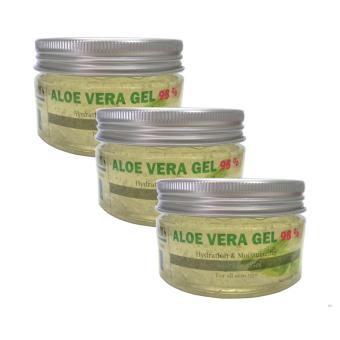 AL MORUS ALOEVERA GEL 98% เจลว่านหางจระเข้เข้มข้น x 3 AL MORUS ALOEVERA GEL 98% เจลว่านหางจระเข้เข้มข้น x 3