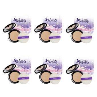 Babalah Cake 2 Way บาบาลา แป้งเค้ก แป้งพัฟทูเวย์ No.02 ผิวสองสี x6ตลับ Babalah Cake 2 Way บาบาลา แป้งเค้ก แป้งพัฟทูเวย์ No.02 ผิวสองสี x6ตลับ