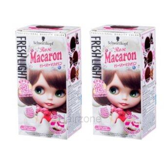 Schwarzkopf Freshlight Foam color - Rose Macaron 95ml โฟมเปลี่ยนสีผมสีน้ำตาลชมพูมาคารูน จำนวน 2 กล่อง (กล่องรุ่นใหม่) Schwarzkopf Freshlight Foam color - Rose Macaron 95ml โฟมเปลี่ยนสีผมสีน้ำตาลชมพูมาคารูน จำนวน 2 กล่อง (กล่องรุ่นใหม่)