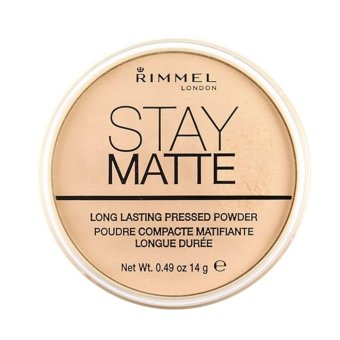 Rimmel Stay Matte Pressed Powder เนื้อบางเบา สูตรควบคุมความมัน #001Transparent 14g (1 ตลับ) Rimmel Stay Matte Pressed Powder เนื้อบางเบา สูตรควบคุมความมัน #001Transparent 14g (1 ตลับ)