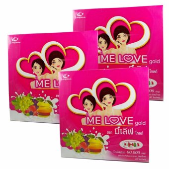 Me love Gold มีเลิฟ โกลด์ คอลลาเจน 80000 mg 3 กล่อง (40 ซอง/กล่อง) Me love Gold มีเลิฟ โกลด์ คอลลาเจน 80000 mg 3 กล่อง (40 ซอง/กล่อง)