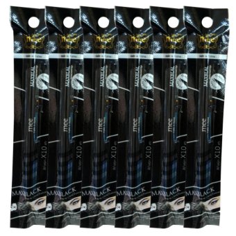 Mee Maxblack Felt-tip Liquid Eyeliner สีดำสนิท X10 ปากาเขียนขอบตาเบบลิควีด นวั๖กรรมใหม่ล่าสุดจากเกาหลี หัวฟองน้ำปลายเรียวเล็ก เขียนง่าย แห้งเร็ว ติดทนนาน 24 ชั่วโมง (6 แท่ง) Mee Maxblack Felt-tip Liquid Eyeliner สีดำสนิท X10 ปากาเขียนขอบตาเบบลิควีด นวั๖กรรมใหม่ล่าสุดจากเกาหลี หัวฟองน้ำปลายเรียวเล็ก เขียนง่าย แห้งเร็ว ติดทนนาน 24 ชั่วโมง (6 แท่ง)