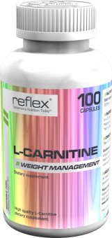Reflex L-Carnitine ขนาด 100 แคปซูล 1 กระปุก Reflex L-Carnitine ขนาด 100 แคปซูล 1 กระปุก
