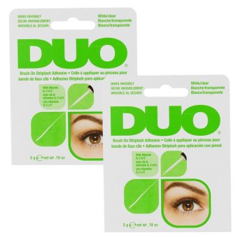 DUO Brush On Striplash Adhesive กาวติดขนตาปลอมแบรนด์ดังจาก USA 5g (Green) (2 กล่อง) DUO Brush On Striplash Adhesive กาวติดขนตาปลอมแบรนด์ดังจาก USA 5g (Green) (2 กล่อง)