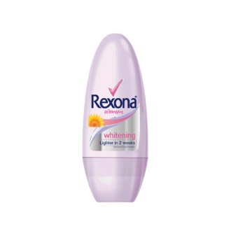 Rexona โรลออนสกินไลท์ ไวท์เทนนิ่ง สีม่วงชมพู 40 มล. Rexona โรลออนสกินไลท์ ไวท์เทนนิ่ง สีม่วงชมพู 40 มล.