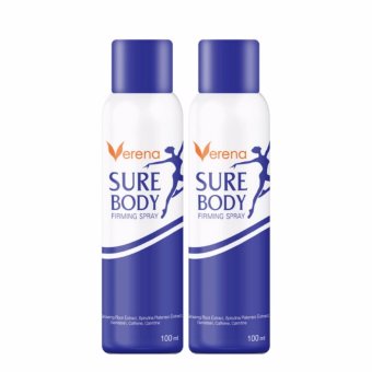 Verena Sure Body Firming Spray เวอรีน่า ชัวร์ บอดี้ เฟิร์มมิ่ง สเปรย์ 100 ml. x 2 ขวด Verena Sure Body Firming Spray เวอรีน่า ชัวร์ บอดี้ เฟิร์มมิ่ง สเปรย์ 100 ml. x 2 ขวด