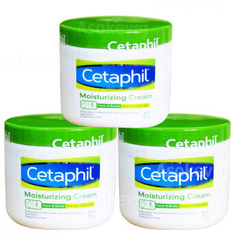 Cetaphil Moisturizing creamเซตาฟิล มอยส์เจอไรซิ่งครีม ผลิตภัณฑ์บำรุงผิวแล้วผิวกาย16 OZ (453กรัม) (3กระปุก) Cetaphil Moisturizing creamเซตาฟิล มอยส์เจอไรซิ่งครีม ผลิตภัณฑ์บำรุงผิวแล้วผิวกาย16 OZ (453กรัม) (3กระปุก)