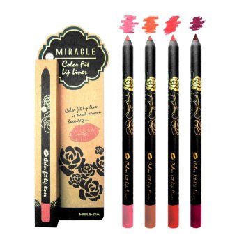 Mei Linda ลิปดินสอ เมลินดา Miracle Color fit Lip Liner #Set3 ( เบอร์ 4 เบอร์ 7 เบอร์ 9 เบอร์ 12 จำนวน 4 แท่ง) Mei Linda ลิปดินสอ เมลินดา Miracle Color fit Lip Liner #Set3 ( เบอร์ 4 เบอร์ 7 เบอร์ 9 เบอร์ 12 จำนวน 4 แท่ง)