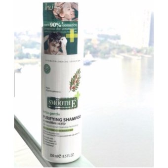 SMOOTH E PURIFYING SHAMPOO สมูทอี แชมพู 1 ขวด(250มล.) แชมพูลดปัญหาและป้องกันการหลุดร่วงของเส้นผม รักษาผมร่วง ขจัดรังแค เชื้อรา เหมาะสำหรับผู้ที่ผมร่วง หนังศีรษะอ่อนแอ SMOOTH E PURIFYING SHAMPOO สมูทอี แชมพู 1 ขวด(250มล.) แชมพูลดปัญหาและป้องกันการหลุดร่วงของเส้นผม รักษาผมร่วง ขจัดรังแค เชื้อรา เหมาะสำหรับผู้ที่ผมร่วง หนังศีรษะอ่อนแอ