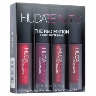 Huda Beauty LIQUID MATTE MINIS (THE RED EDITION) ลิปสติกลิควิด เนื้อแมท Huda Beauty LIQUID MATTE MINIS (THE RED EDITION) ลิปสติกลิควิด เนื้อแมท