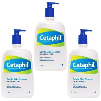 Cetaphil Gentle Skin Cleanser 1,000 ml x 3ขวด Cetaphil Gentle Skin Cleanser 1,000 ml x 3ขวด
