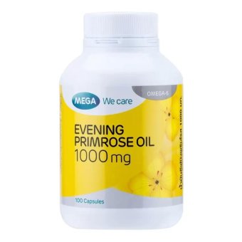 Mega We Care Evening Primrose Oil EPO 1000mg 100เม็ด อีฟนิ่งพริมโรส ลดอาการวัยทอง ผิวเนียนเปล่งปลั่ง Mega We Care Evening Primrose Oil EPO 1000mg 100เม็ด อีฟนิ่งพริมโรส ลดอาการวัยทอง ผิวเนียนเปล่งปลั่ง